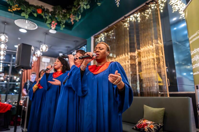 Optreden van ABC Gospel Choir